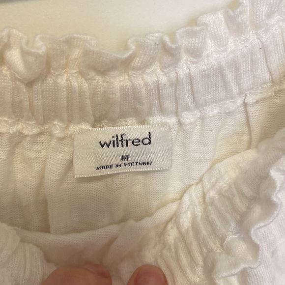 Wilfred off shoulder cream top - Picture 2 of 2